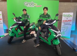กระทรวงพลังงานหนุนนำร่อง Grab ใช้รถจักรยานยนต์ไฟฟ้ารับส่งอาหารและพัสดุ