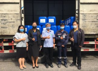 Dow จับมือ Solvay เดินหน้ามอบน้ำยาฆ่าเชื้อไฮโดรเจนเปอร์ออกไซด์ หนุนระยองต้านโควิด-19 ระลอกสอง