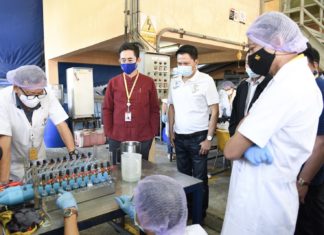 กฟผ.-มิตรผล ร่วมผลิตเจลอนามัย “น้ำใจ”แจกจ่ายโรงพยาบาล ประชาชน สู้ภัยโควิด-19 ระลอกใหม่