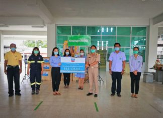 เชฟรอนมอบเครื่องให้ออกซิเจน หนุนภารกิจช่วยเหลือผู้ป่วยโควิด-19 ของนครศรีธรรมราช