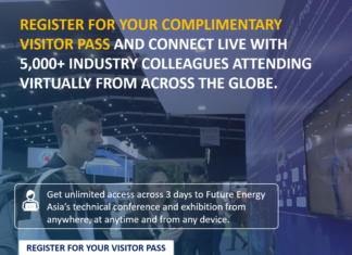 พบกับงานนิทรรศการและการประชุมเสมือนจริง Future Energy Asia ระหว่าง 25-27 August 2021
