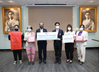 IRPC ร่วมกับ บ.ยูนิคอุตสาหกรรม ส่งมอบถุงพลาสติก HDPE สำหรับขยะติดเชื้อ ให้ รพ.จุฬาฯ