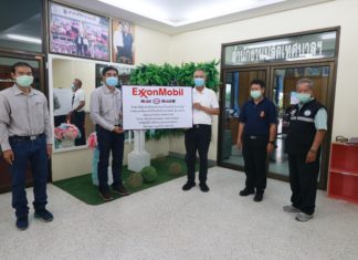 เอ็กซอนโมบิล เอ็กซ์โพลเรชั่น แอนด์ โพรดักชั่น โคราช อิงค์ สนับสนุนโครงการป้องกันและควบคุมการแพร่ระบาดของโรคติดเชื้อโควิด-19 แก่สำนักงานเทศบาลตำบลกุดน้ำใส จ. ขอนแก่น
