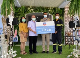 เชฟรอนร่วมช่วยผู้ป่วยโควิดในยะลา