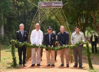 Amata B. Grimm Power and Embassy of Germany in Thailand jointly inaugurate ‘Pha Kluai Mai – Nam Tok Heo Suwat Nature Trail’ to celebrate 160th Anniversary of Thai – German Friendship