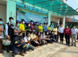 เชฟรอนและบริษัทผู้ร่วมทุน จับมือสมาคมประมงอำเภอขนอม จังหวัดนครฯขยายพันธุ์สัตว์น้ำ เพื่อฟื้นฟูทะเลอ่าวไทย