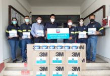 เชฟรอนมอบหน้ากากอนามัย N95 หนุนสงขลาสู้โควิด-19 อย่างต่อเนื่อง