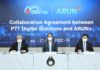 ARUN PLUS  จับมือ  PTT Digital นำร่องติดตั้งระบบควบคุมและติดตามรถ E-Bus