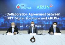 ARUN PLUS  จับมือ  PTT Digital นำร่องติดตั้งระบบควบคุมและติดตามรถ E-Bus