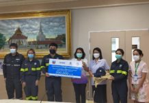 เชฟรอนและบริษัทผู้ร่วมทุน มอบเงินโครงการ“กองทุนเชฟรอนเพื่อโรงพยาบาล” หนุนนครศรีธรรมราชรับมือโควิด-19