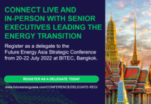 งานประชุมเชิงยุทธศาสตร์ Future Energy Asia ครั้งที่ 4 ระหว่างวันที่ 20-22 กรกฎาคม ลงทะเบียนเข้าร่วมงานได้แล้ววันนี้!