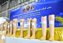 IRPC – จ.ระยอง จัดพิธีส่งมอบขาเทียมให้แก่ผู้พิการ ในโครงการออกหน่วยทำขาเทียมพระราชทาน ครั้งที่ 157
