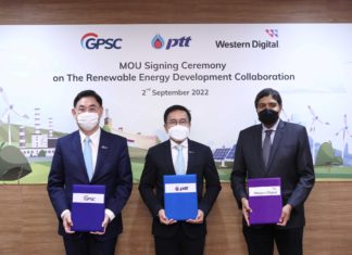 ปตท. – GPSC – WD ขยายความร่วมมือการใช้พลังงานหมุนเวียนในภาคอุตสาหกรรม