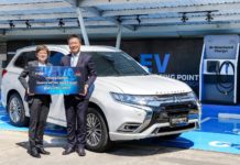 มิตซูบิชิ มอเตอร์ส ร่วมกับ กฟผ. นำร่องศึกษาการสั่งจ่ายไฟฟ้าจากแบตเตอรี่รถยนต์ไฟฟ้าสู่ระบบไฟฟ้า