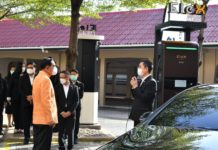 กฟผ.เปิดตัวสถานีชาร์จ EleX by EGAT 4 ช่องจอดในพื้นที่ทำเนียบรัฐบาล รองรับการประชุม APEC 2022