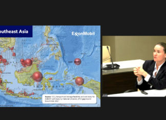 Dr. Casey Dellhotal แห่ง Exxon Mobil บรรยายเรื่อง Regulatory Framework and Incentives for Low Carbon Future Energy ที่สถาบันปิโตรเลียมฯ