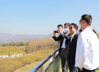 กระทรวงเศรษฐกิจการค้าและอุตสาหกรรม ของ ญี่ปุ่น เยี่ยมชมเหมืองแม่เมาะ กฟผ. ดูความเป็นไปได้ของการเป็นพื้นที่กักเก็บคาร์บอน