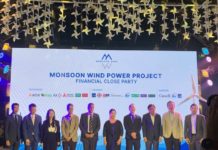 Monsoon Wind Power Project celebrates financial close after signing USD692 million lending arrangement
