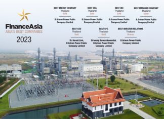 บี.กริม เพาเวอร์ คว้า 7 รางวัล Asia’s Best Companies 2023 จากนิตยสาร FinanceAsia
