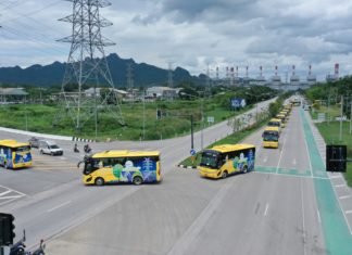 กฟผ. เปิดตัวรถมินิบัสไฟฟ้า 28 คัน ใช้แทนรถบัสดีเซลที่ แม่เมาะ ลำปาง หนุนให้เป็นเมืองเศรษฐกิจคาร์บอนต่ำ