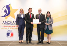 Dow รับรางวัลรับผิดชอบต่อสังคมระดับแพลตินัม ปีที่ 4 จากหอการค้าอเมริกันในประเทศไทย