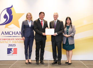 Dow รับรางวัลรับผิดชอบต่อสังคมระดับแพลตินัม ปีที่ 4 จากหอการค้าอเมริกันในประเทศไทย