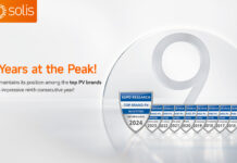 Solis ปลื้ม รับรางวัล “EUPD Top Brand PV Award” เป็นปีที่ 9 ติดต่อกัน ตอกย้ำความเป็นเลิศด้านเทคโนโลยีอินเวอร์เตอร์พลังงานแสงอาทิตย์