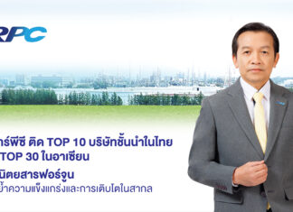 ไออาร์พีซี ติด TOP 10 บริษัทชั้นนำในไทย และ TOP 30 ในอาเซียน จากนิตยสารฟอร์จูน