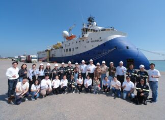 กรมเชื้อเพลิงธรรมชาติเยี่ยมชมเรือสำรวจ SW Thuridur เตรียมความพร้อมโครงการ G2/65 ของเชฟรอน