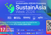 SETA 2024 และ SustainAsia Week 2024 มหกรรมพลังงานและเทคโนโลยีที่ยิ่งใหญ่แห่งเอเชีย อัปเดตเทรนด์พลังงานกับผู้เชี่ยวชาญระดับโลก จุดประกายความหลงใหลในความยั่งยืน หนุนไทยเดินหน้าสู่เป้าหมาย Net Zero