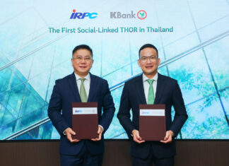 กสิกรไทย-ไออาร์พีซี ร่วมสร้างนวัตกรรมทางการเงินเพื่อ ESG ทำสัญญาป้องกันความเสี่ยงอัตราดอกเบี้ยใช้เกณฑ์การจัดการด้านสังคม (Social-Linked THOR) เป็นครั้งแรกของไทย