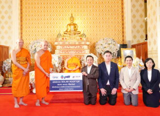 ปตท. – GPSC – Solar PPM สนับสนุนการติดตั้งระบบไฟฟ้าพลังงานแสงอาทิตย์ ณ วัดสระเกศฯ ส่งเสริมการใช้พลังงานจากธรรมชาติ ลดค่าใช้จ่าย