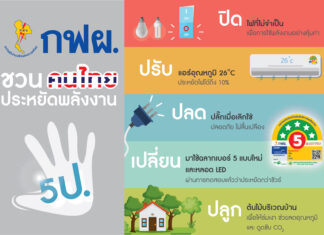 กฟผ. ชวนคนไทยประหยัดพลังงาน ลดการนำเข้าเชื้อเพลิงจากต่างประเทศ รับมือวิกฤตพลังงาน
