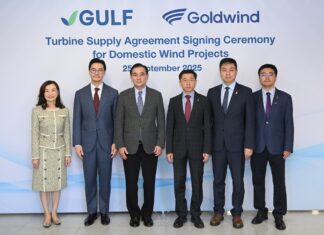 GULF Joins Forces with Goldwind to Advance Clean Energy with Turbine Supply Agreement for Four Wind Farms in Thailand