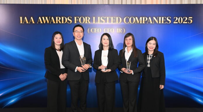 บี.กริม เพาเวอร์ คว้า 3 รางวัล จากงาน IAA Awards 2025 ตอกย้ำความเป็นผู้นำธุรกิจ สร้างความเชื่อมั่นในตลาดทุนไทย